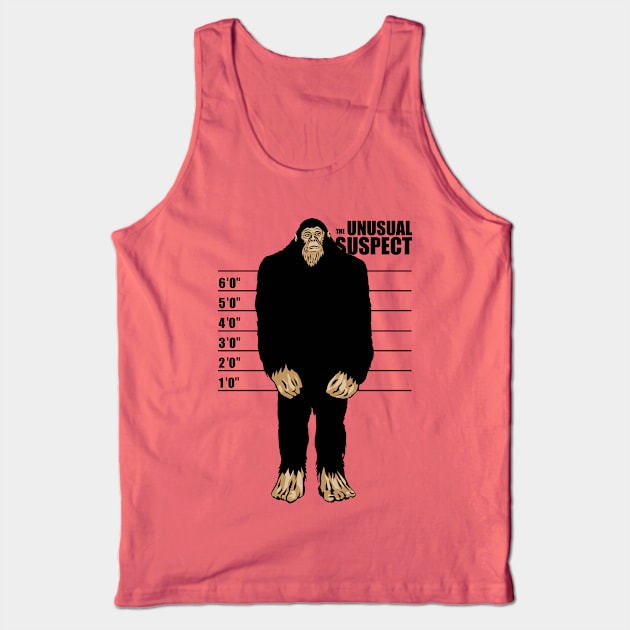 Mr. Bigfoot is Under Arrest Tank Top by KewaleeTee